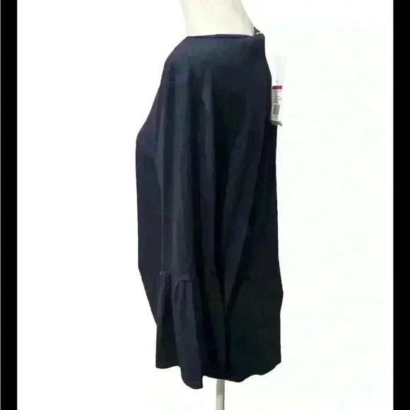 Navy Belk New Directions Blouse New With Tags - Picture 2 of 5